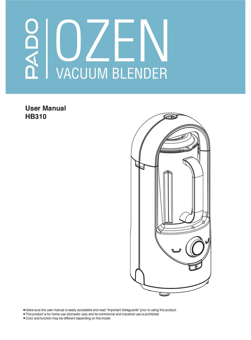 Pado OZEN HB310 User manual