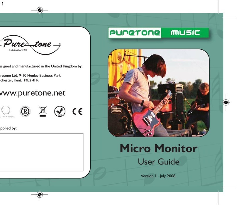 Puretone Micro Monitor user guide