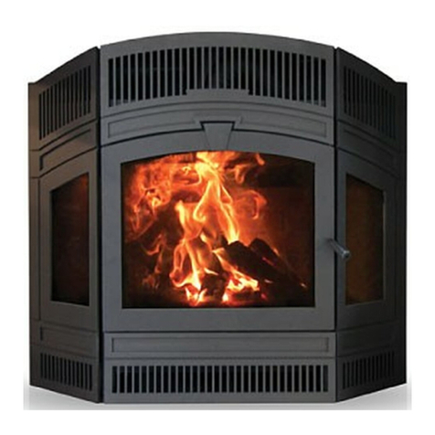 RSF Woodburning Fireplaces DELTA FUSION owner's manual