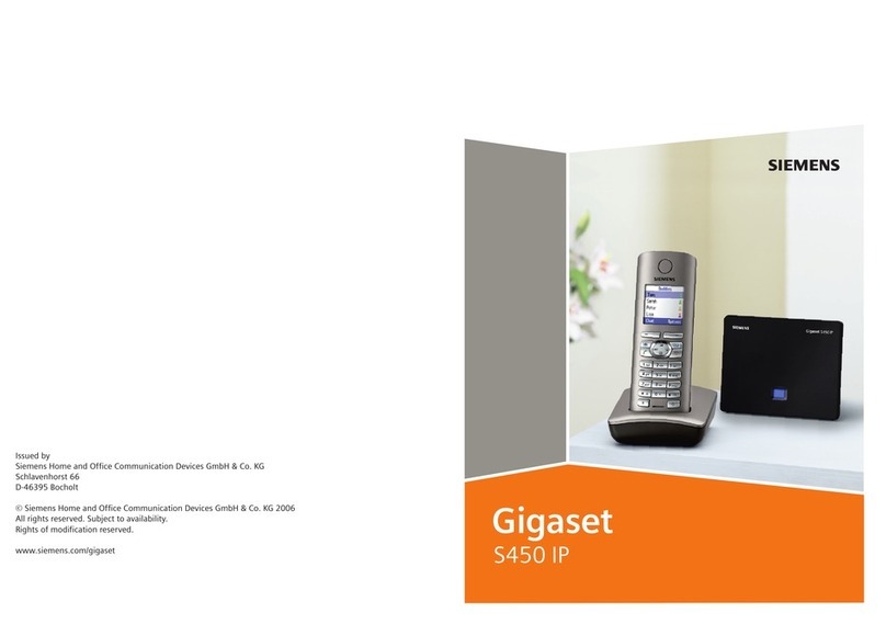 Siemens Gigaset S450 IP User manual