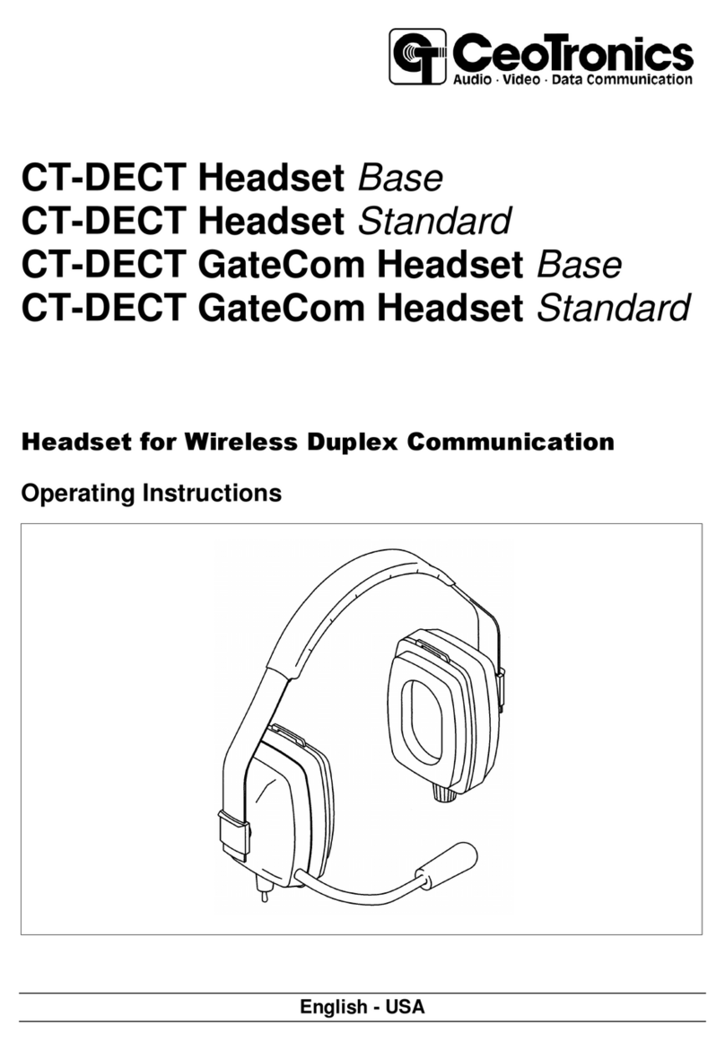 CeoTronics CT-DECT Base operating instructions