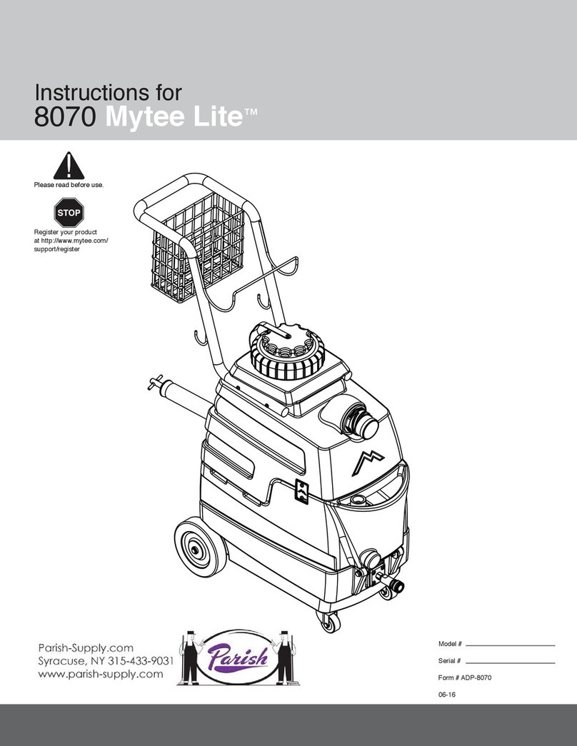 Parish Supply 8070 Mytee Lite instructions
