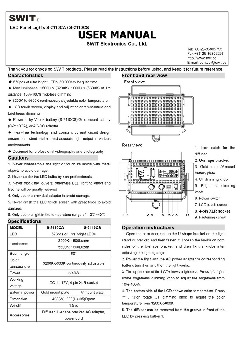 SWIT S-2110CA user manual