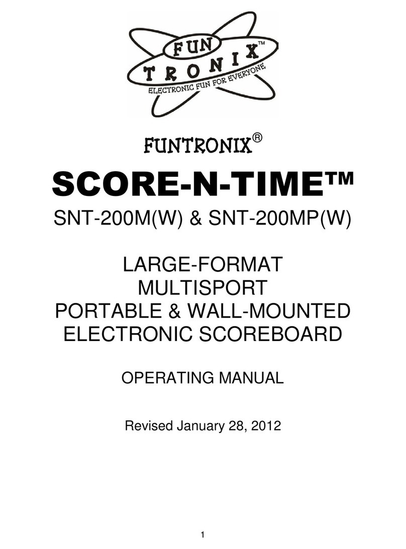 Funtronix Score-N-Time SNT-230M operating manual Funtronix Score-N-Time SNT-230M operating manual