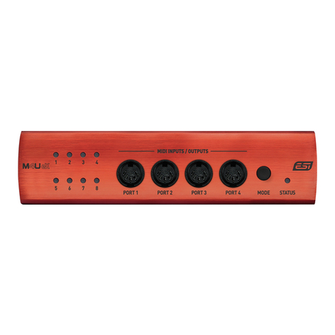 ESI M4Uex User manual