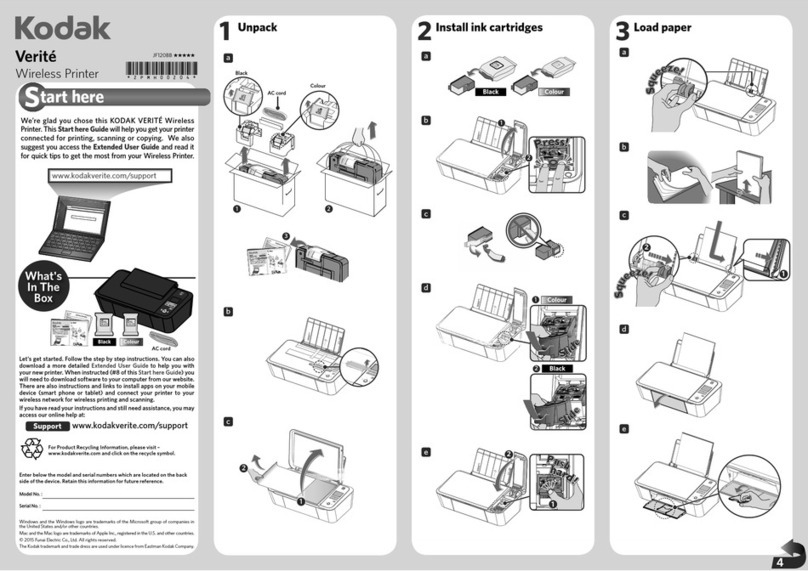 Kodak Verite JF12OBB Guide