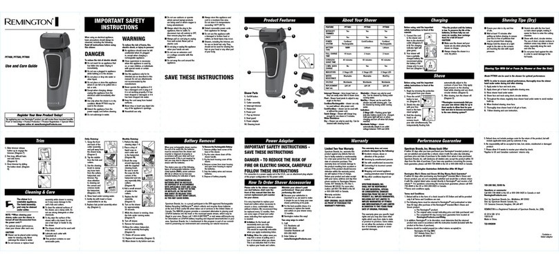Remington PF7400 User manual