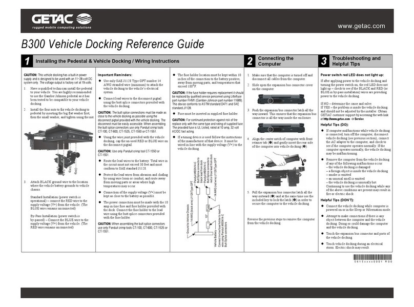 Getac B300 reference guide