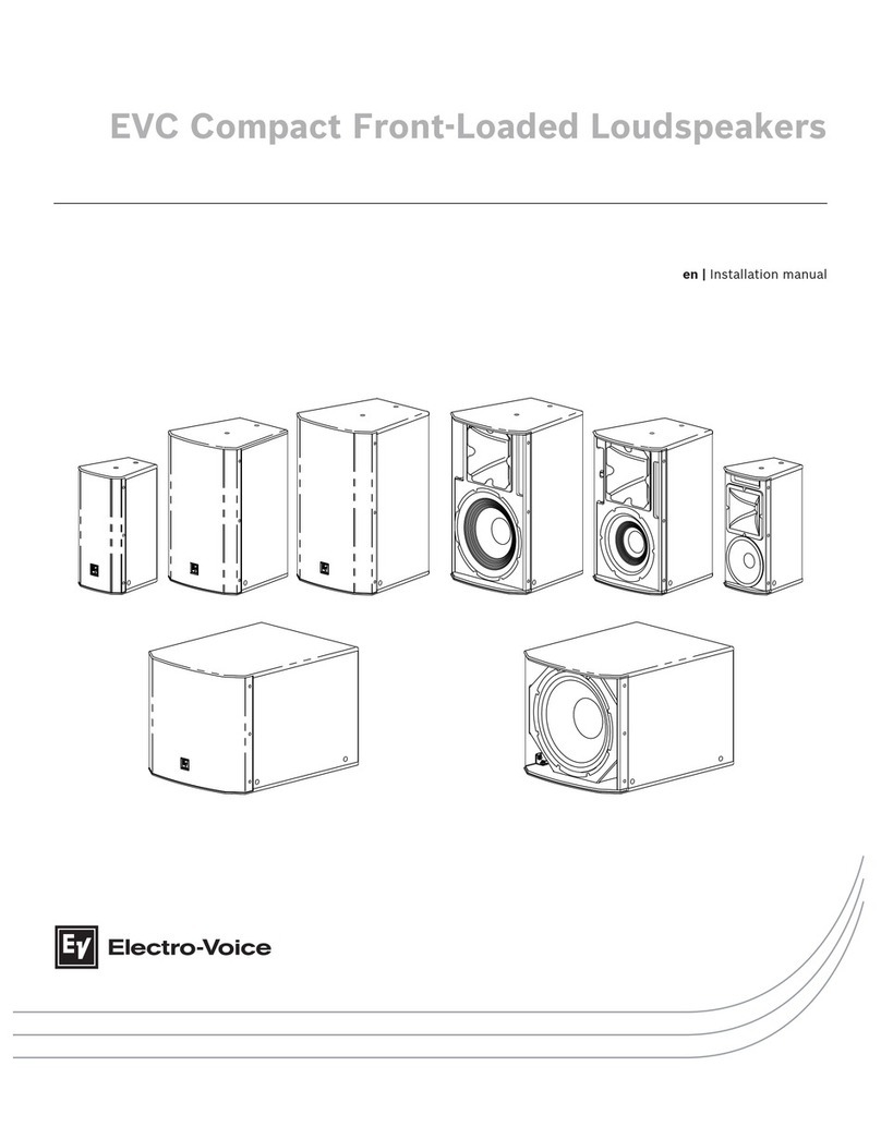 Electro-Voice EVC-1122-64 User manual