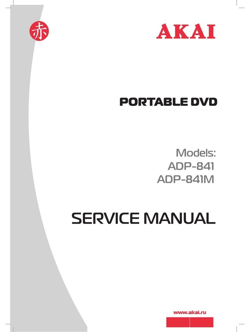 Akai ADP-841 User manual