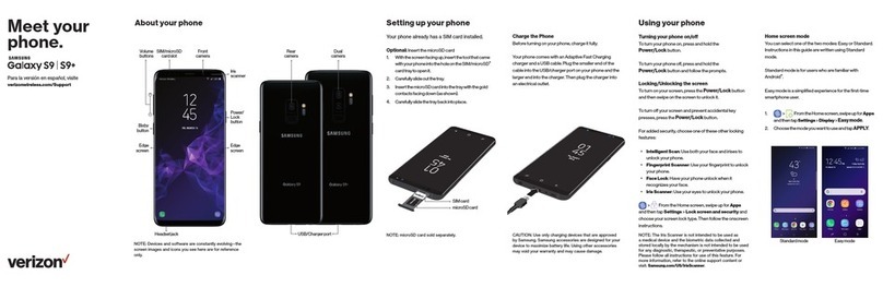 Samsung Galaxy S9 Plus Verizon User manual