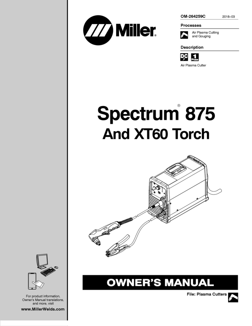 Miller Spectrum 875 Auto-Line owner's manual Miller Spectrum 875 Auto-Line owner's manual