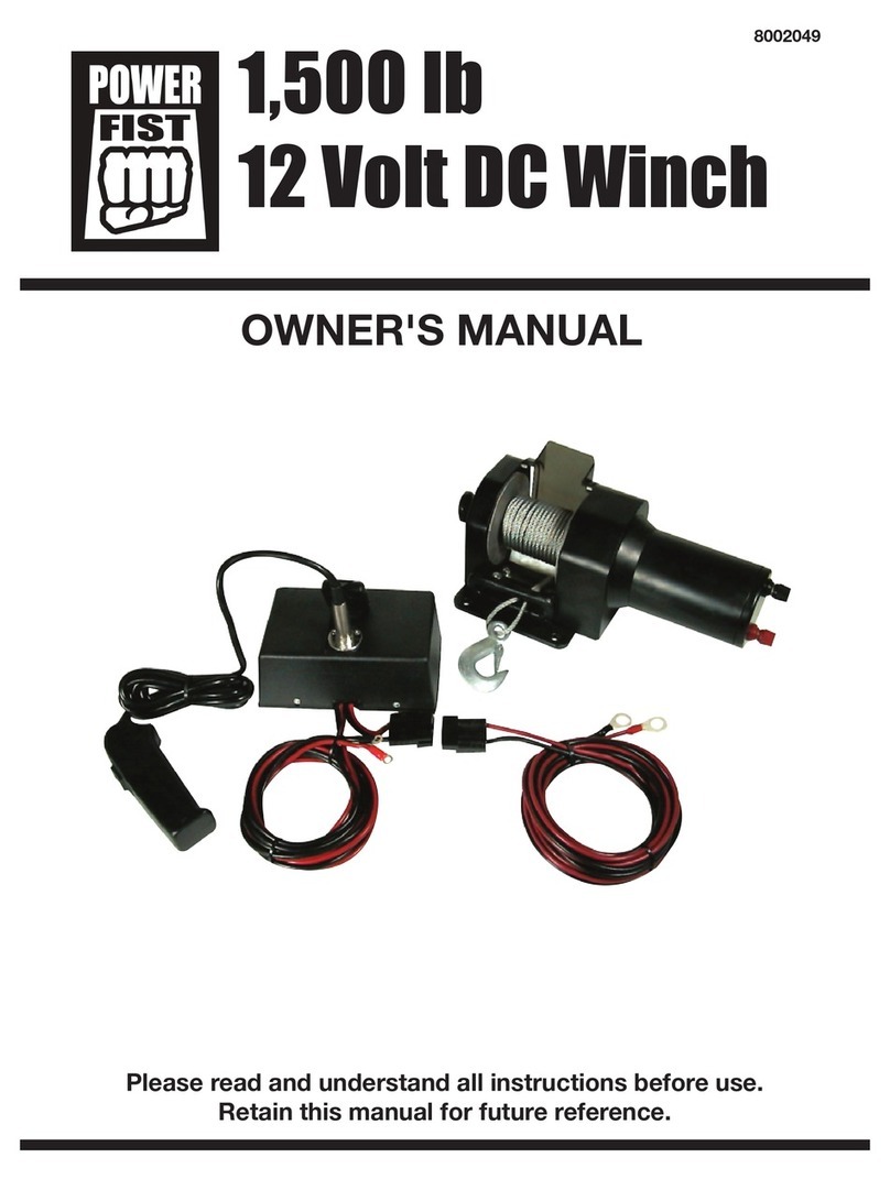 Power Fist 8002049 owner's manual