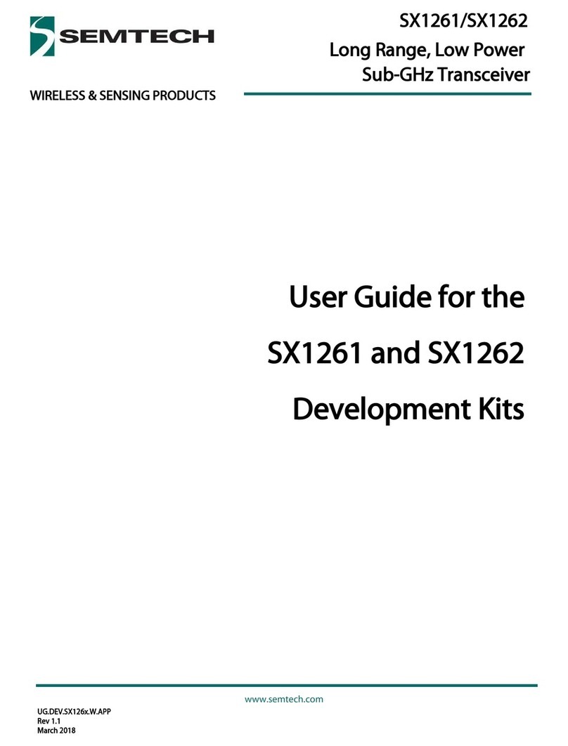 Semtech SX1261 User manual