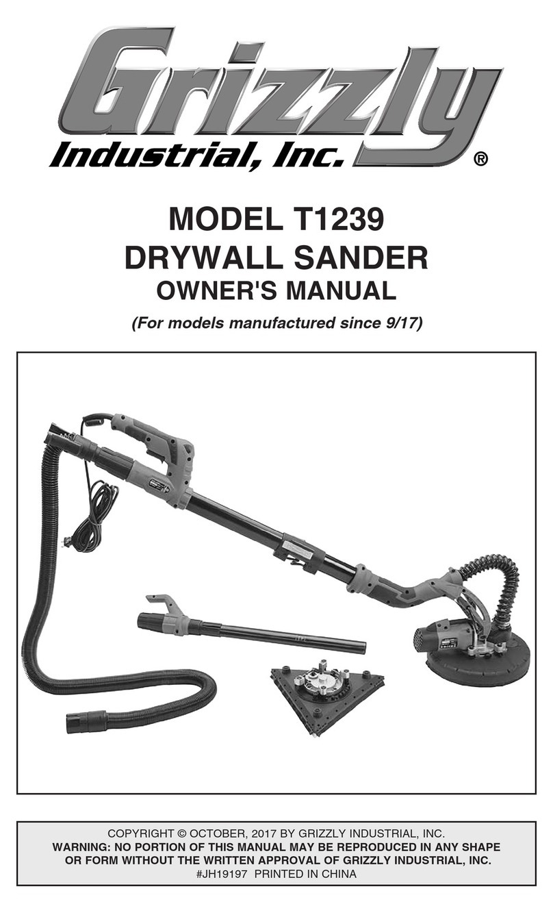 Grizzly T1239 User manual