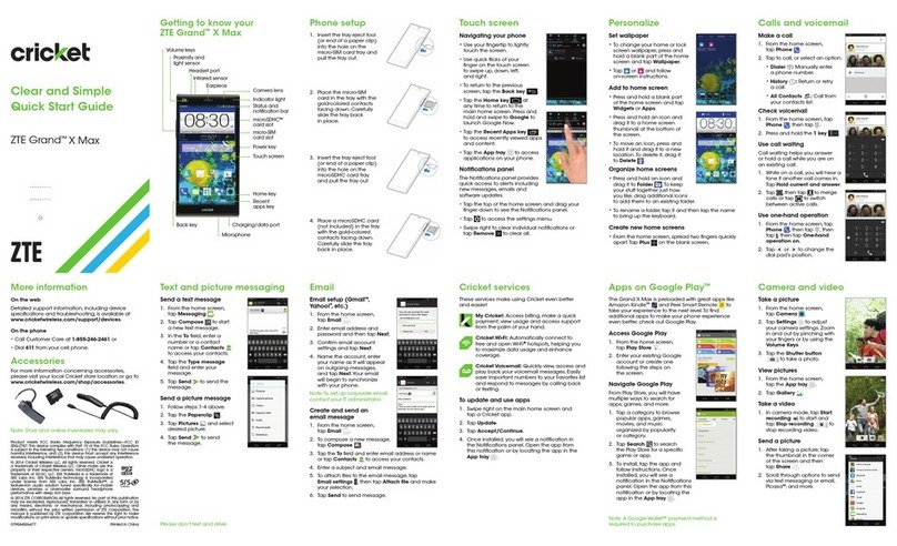 Zte Grand X User manual Zte Grand X User manual