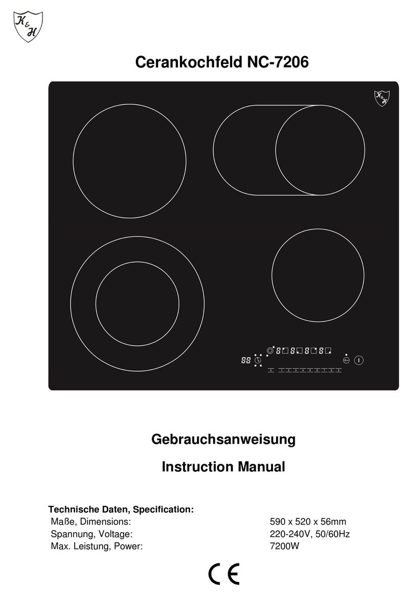 K&H NC-7206 instruction manual