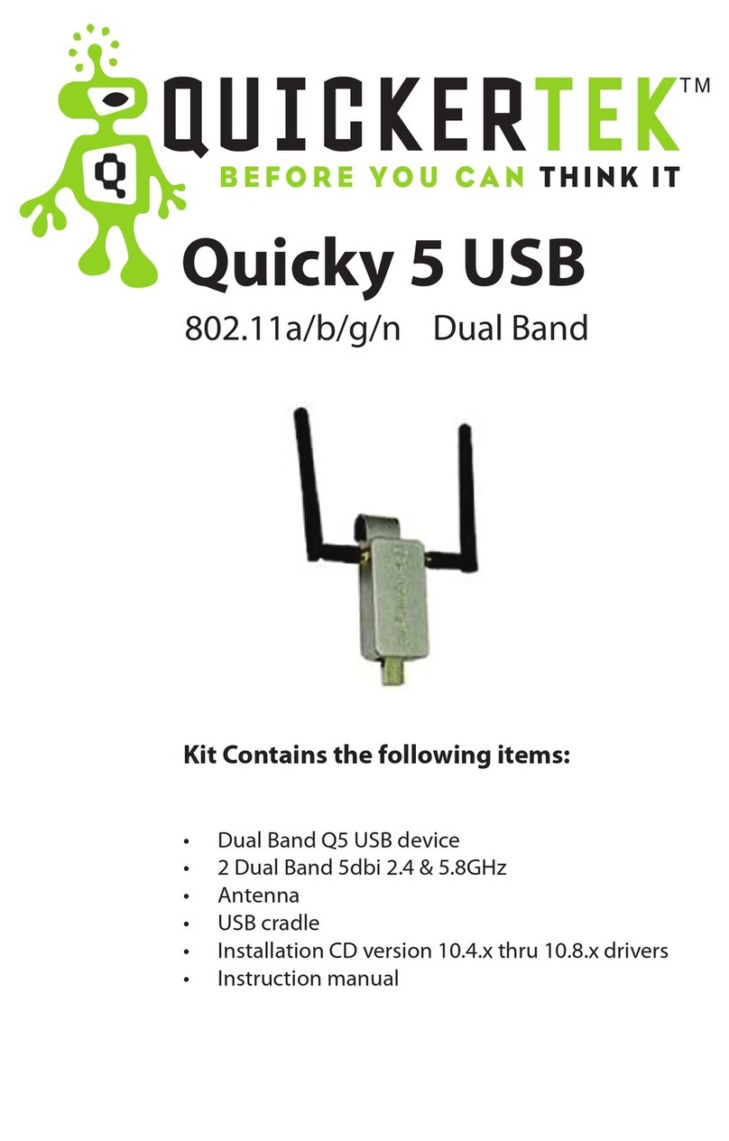 QuickerTek Quicky 5 USB instruction manual