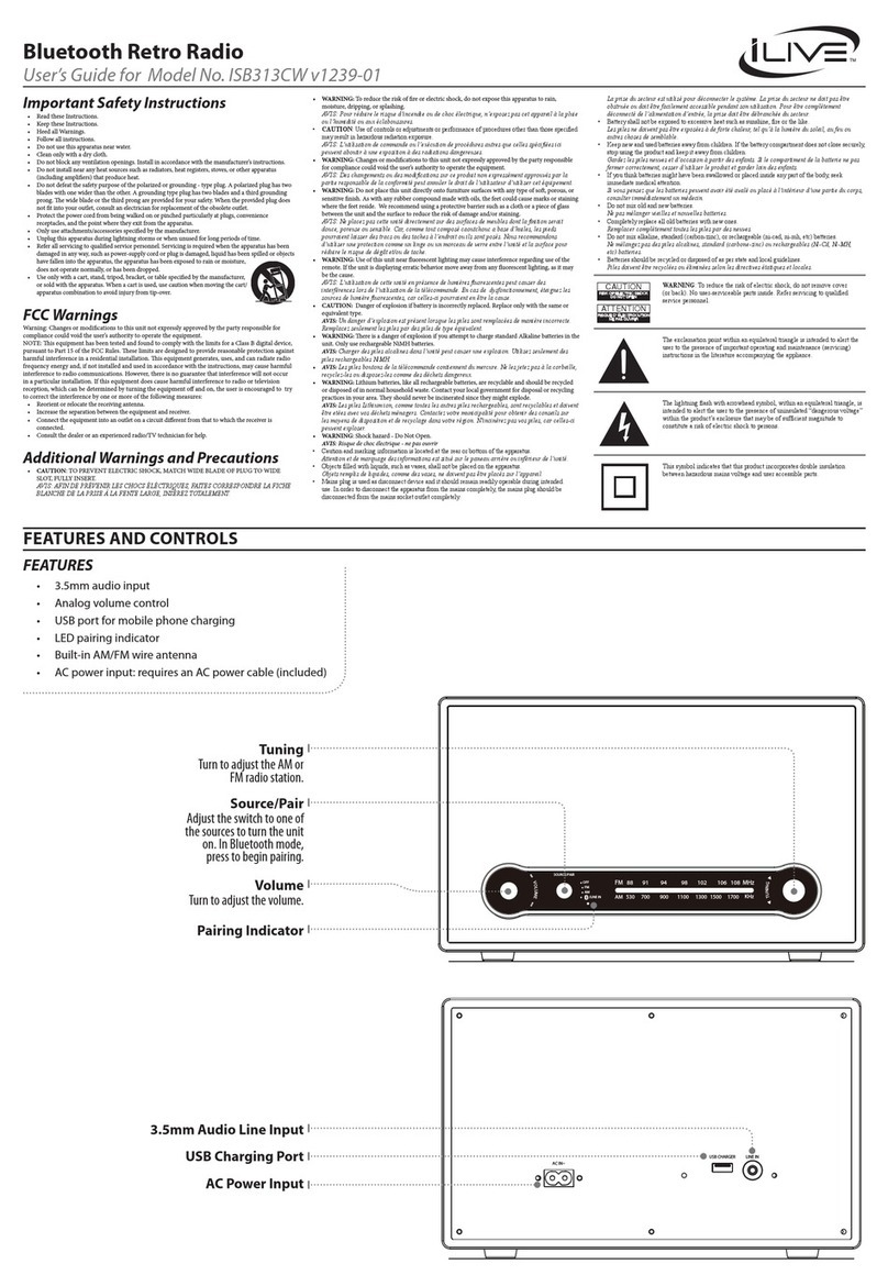 iLive ISB313CW user guide