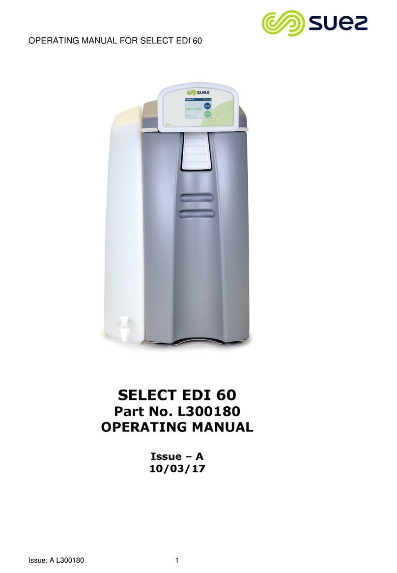 Suez SELECT EDI 60 operating manual