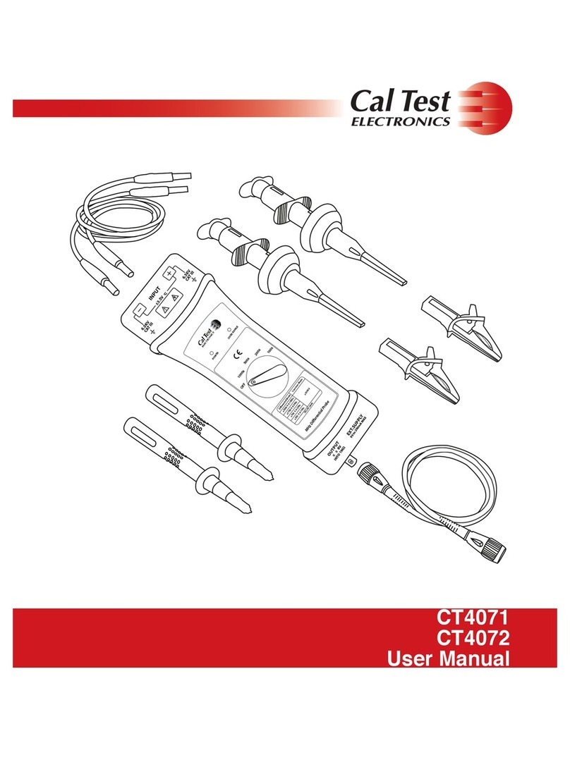 Cal Test Electronics CT4071 User manual