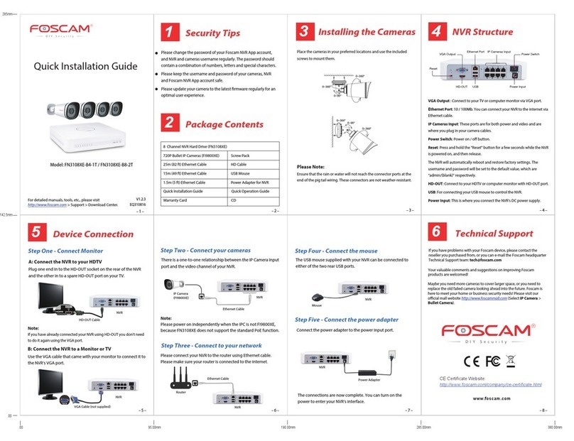 Foscam FN3108XE-B4-1T User manual Foscam FN3108XE-B4-1T User manual