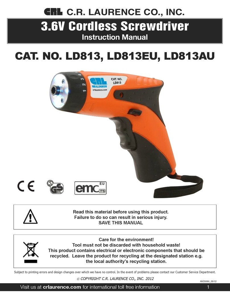 CRL LD813 User manual