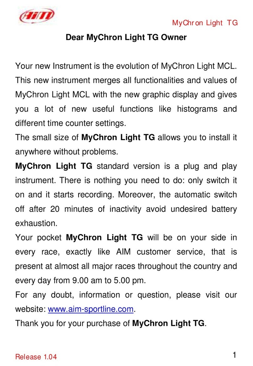 Aim MyChron Light TG User manual