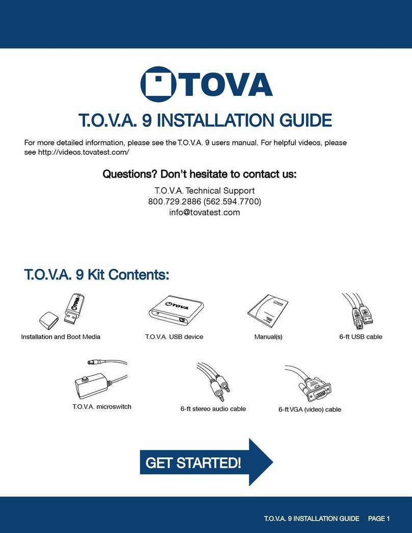 TOVA T.O.V.A. 9 installation guide