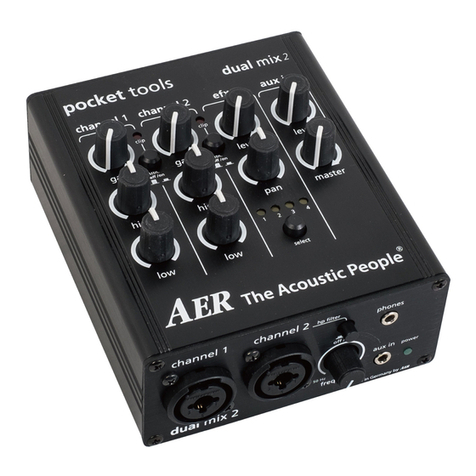 AER Dual mix 2 user manual
