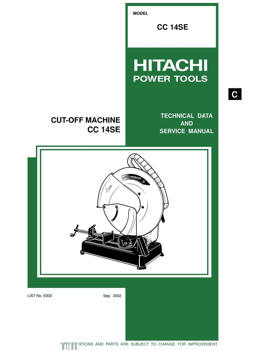 Hitachi CC 14SE Technical data and service manual