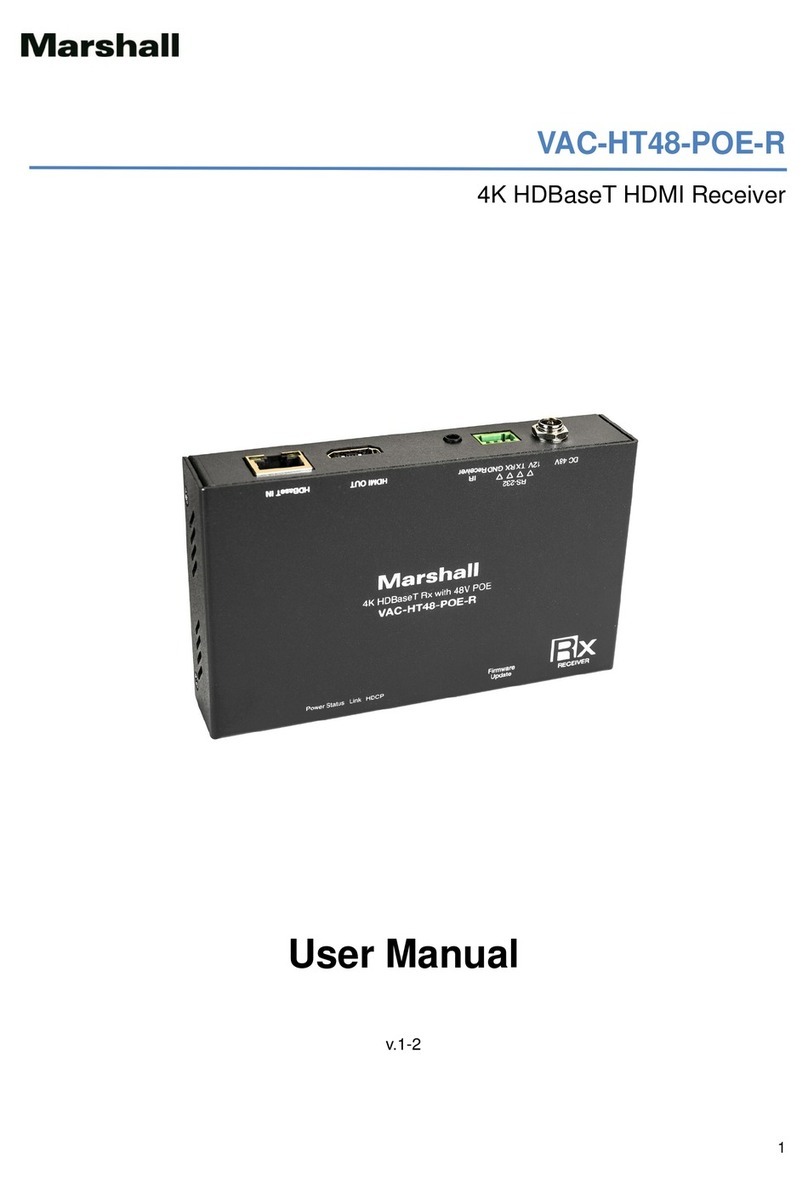 Marshall Amplification VAC-HT48-POE-R user manual