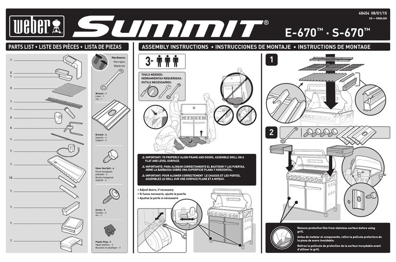 Weber SUMMIT S-670 User manual