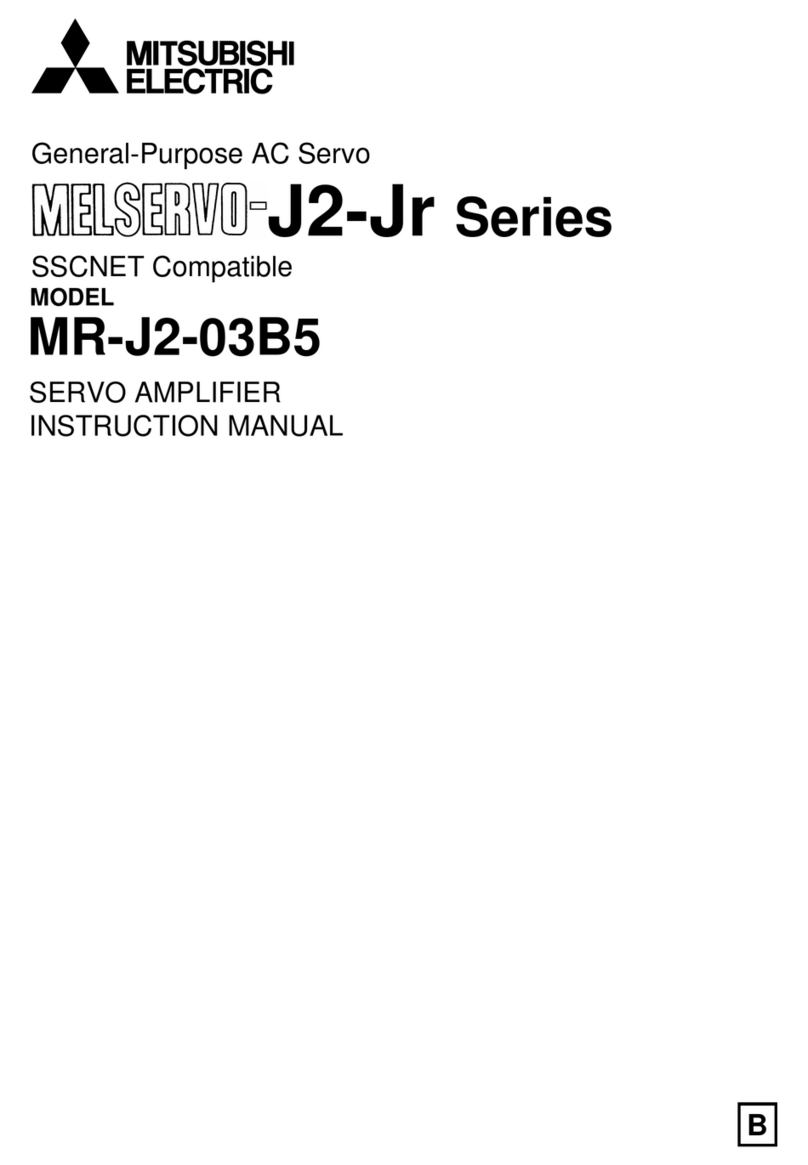Mitsubishi Electric MR-J2-03B5 User manual