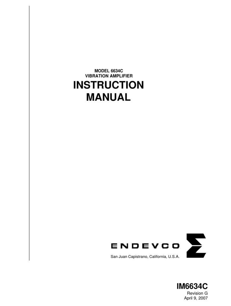 ENDEVCO 6634C instruction manual