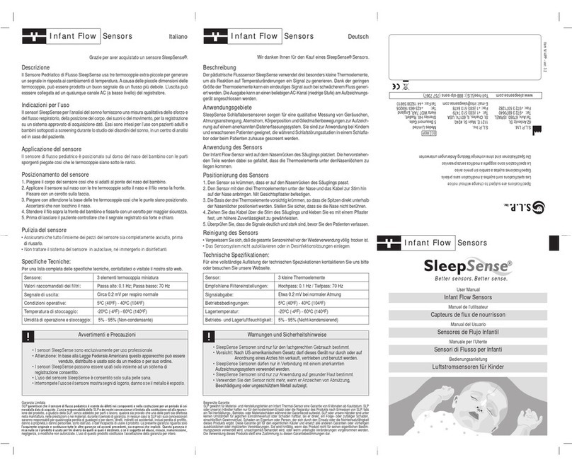 SLP SleepSense User manual