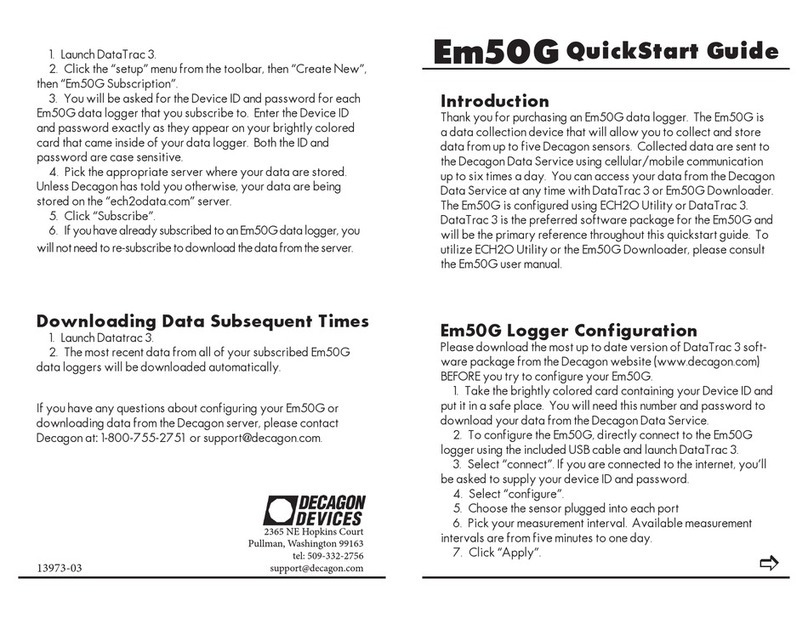 Decagon Devices EM50G User manual