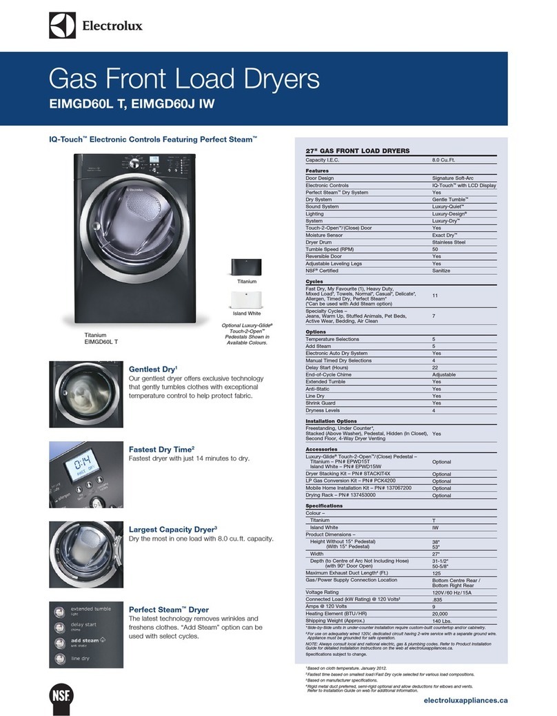 Electrolux IQ-Touch EIMGD60LT installation guide