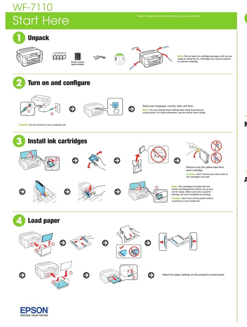 Epson WorkForce WF-7110 User manual