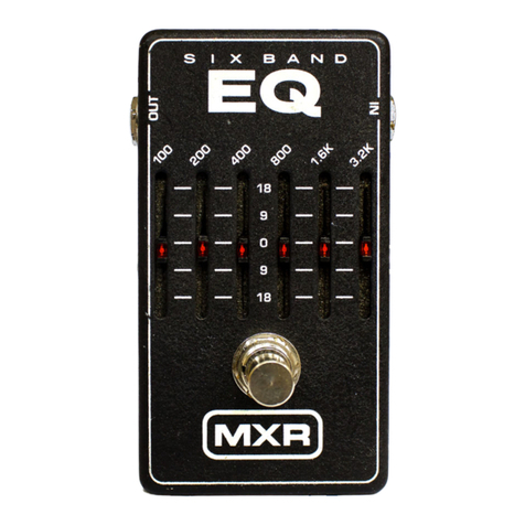 Dunlop MXR M109 User manual