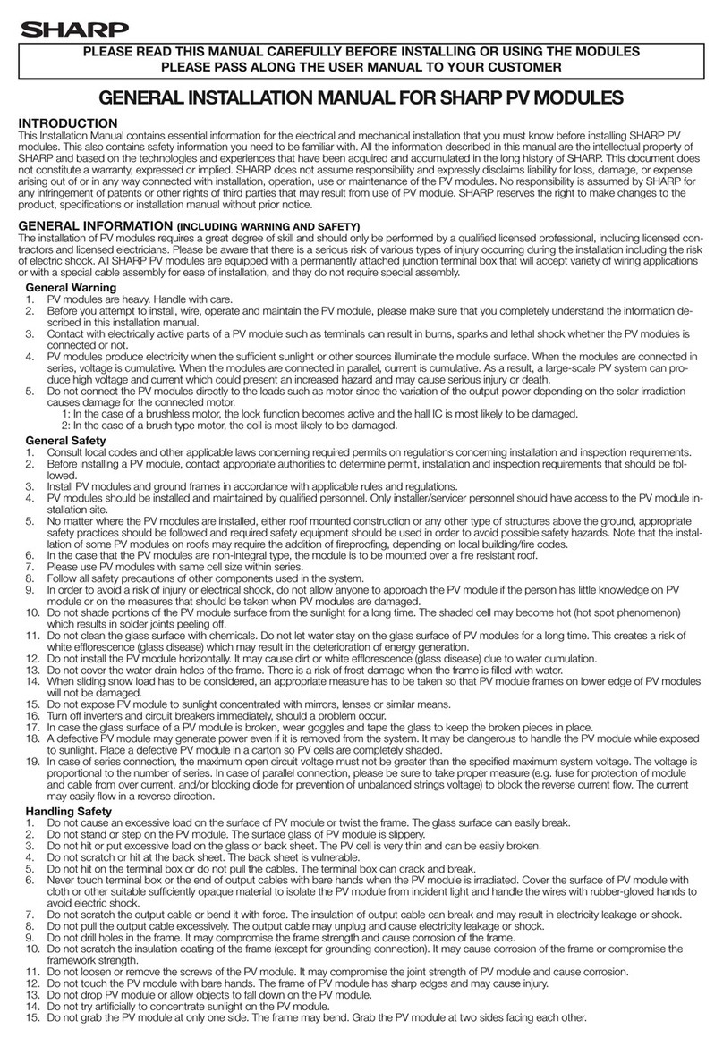 Sharp ND-158E1F User manual