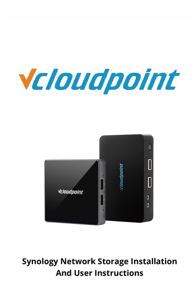 cloudpoint Synology Installation and user instructions
