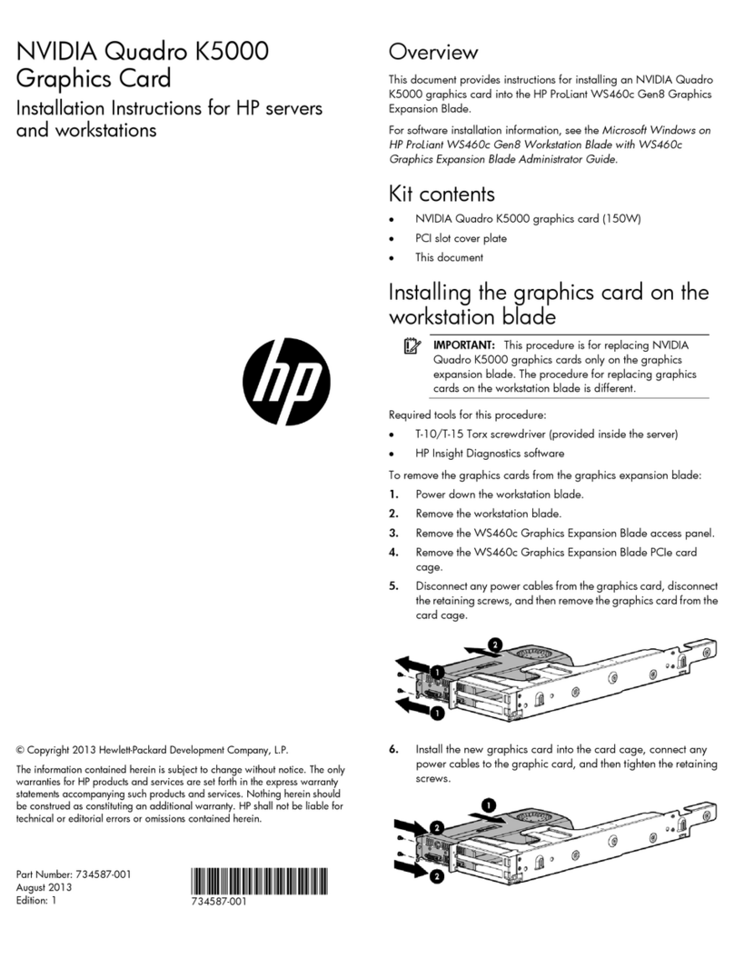 Nvidia Quadro K5000 User manual Nvidia Quadro K5000 User manual