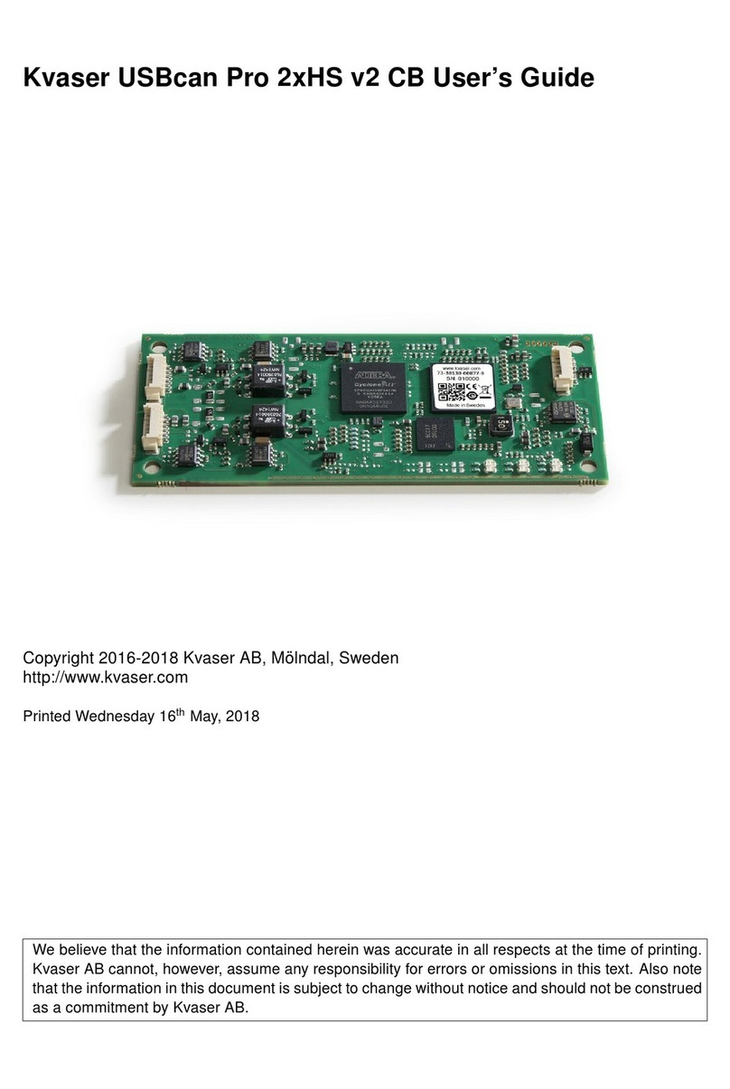 Kvaser Memorator Pro 2xHS v2 CB user guide