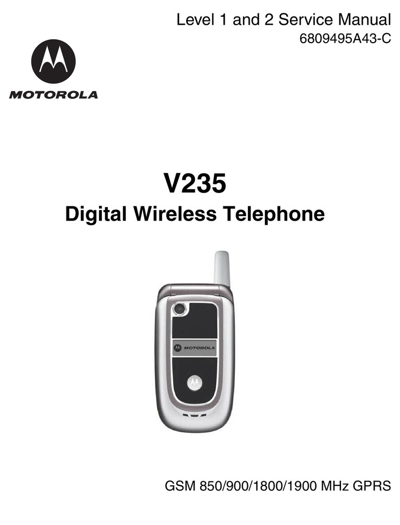 Motorola V235 Service manual