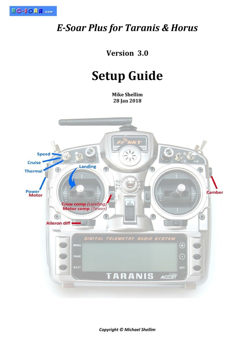 taranis e-soar plus Setup guide