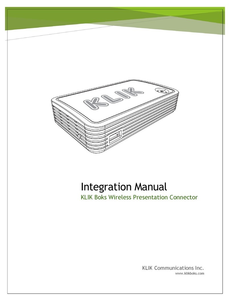 KLIK Boks Integration manual