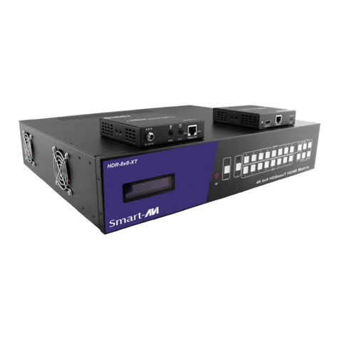 SMART-AVI HDR-8X8-XT User manual