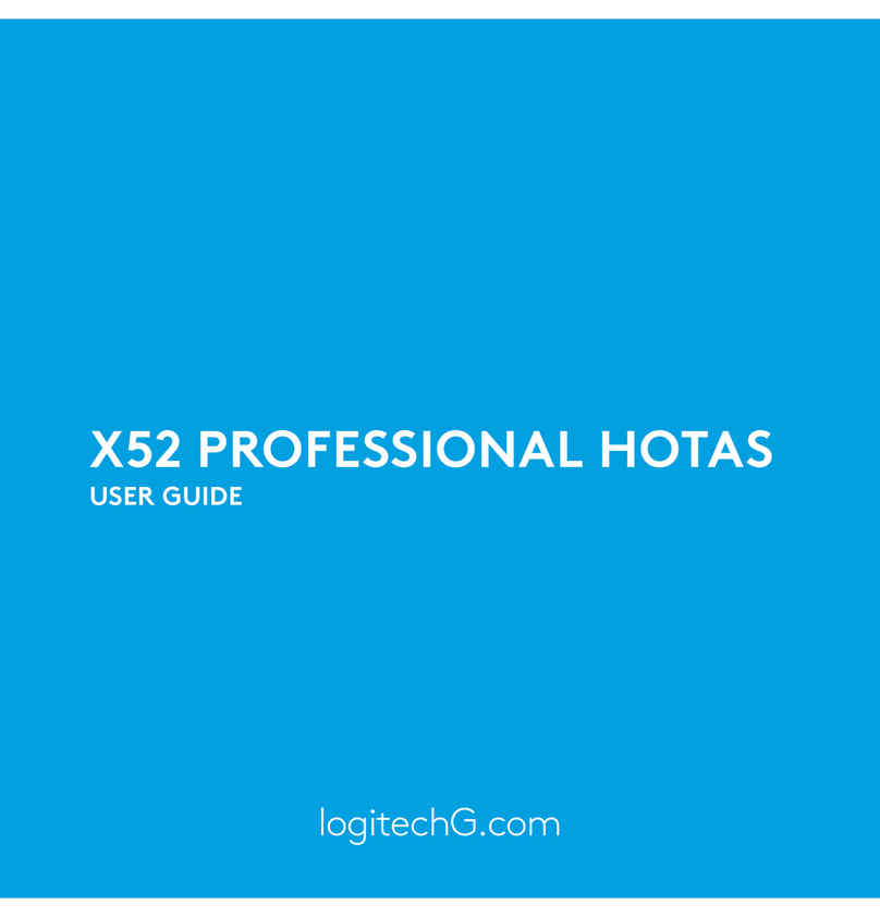 Logitech G X52 User manual