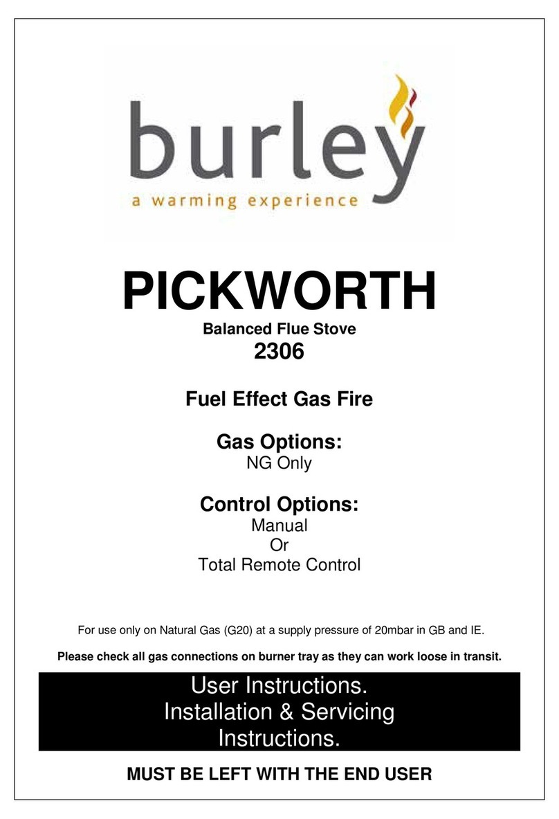 Burley PICKWORTH 2306 User Instructions. Installation & Servicing Instructions